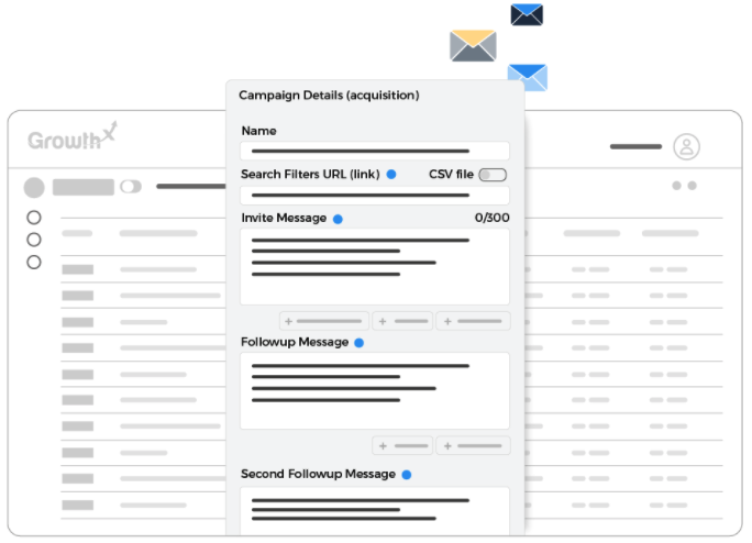 Growth-X's LinkedIn Automating tools