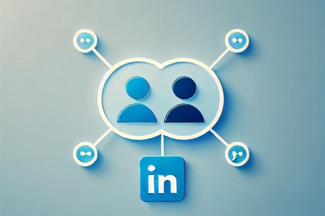 an illustration of linkedin logo